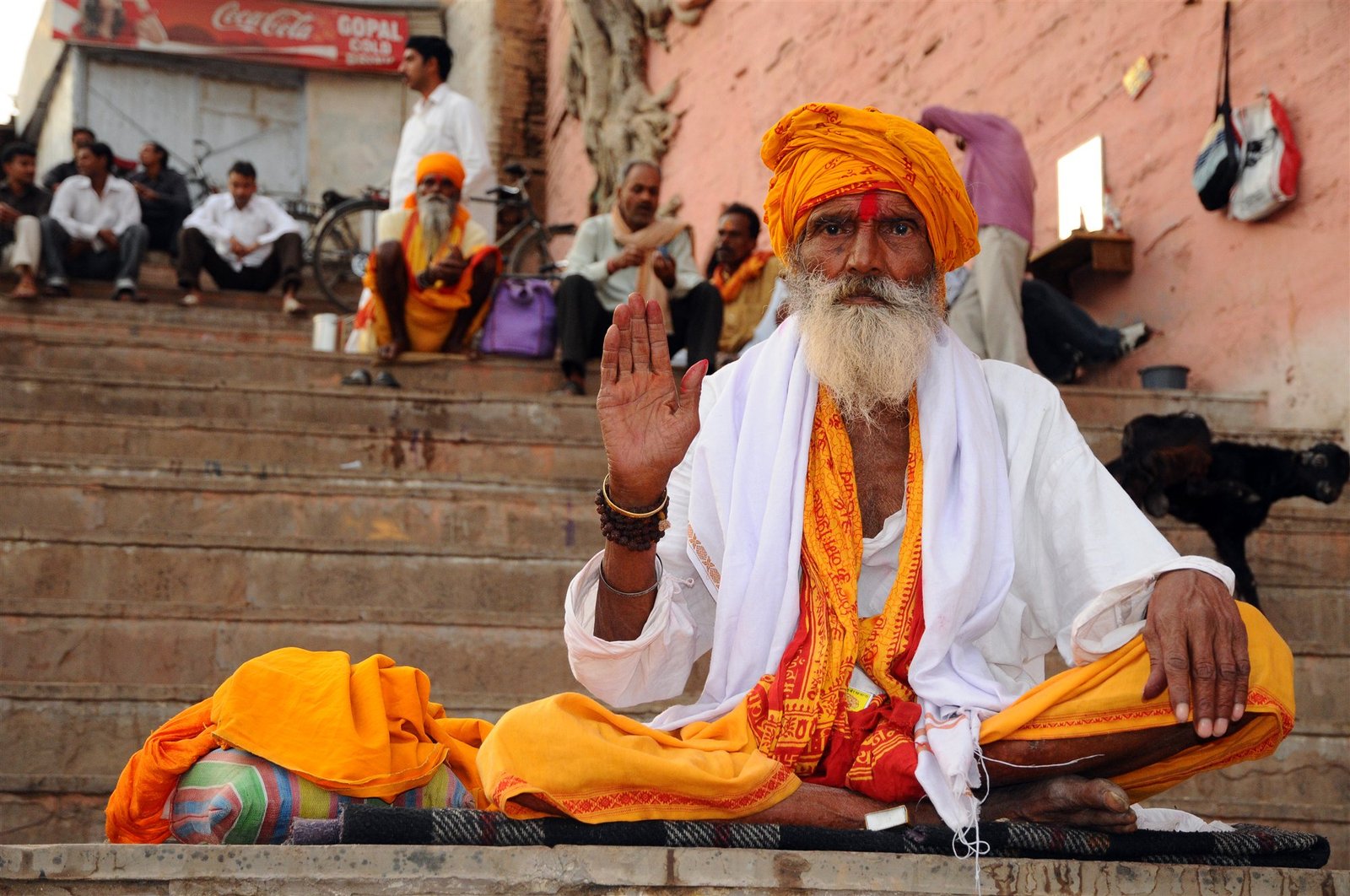 Portrait d’un sadhu en Inde — Stéphane Lhôte